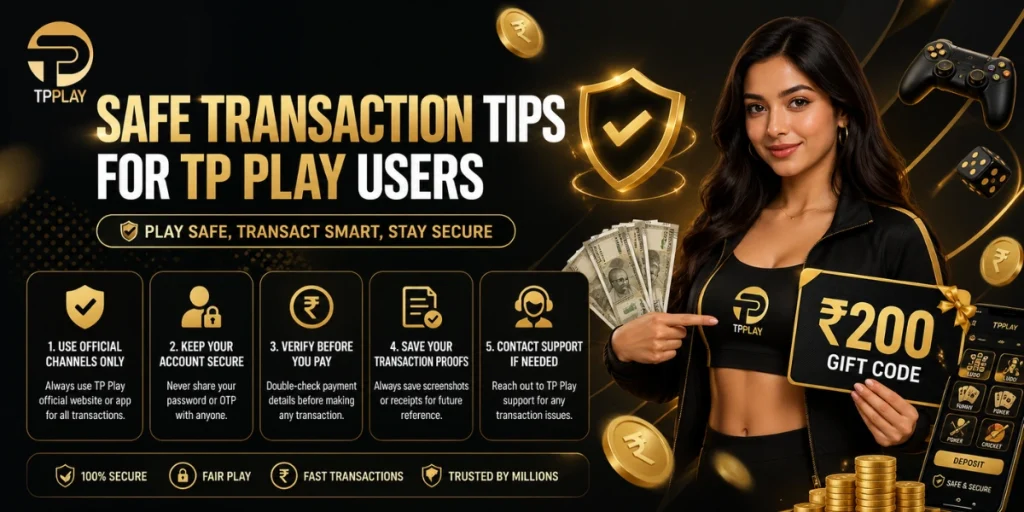 Safe Transaction Tips for TP Play Users